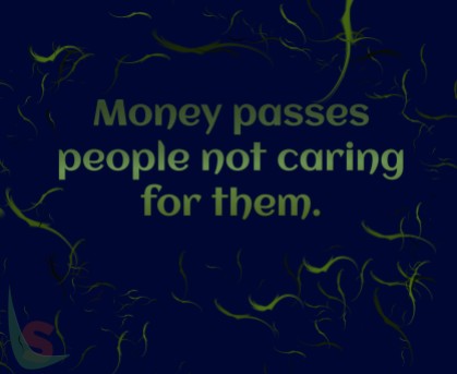Money passes people