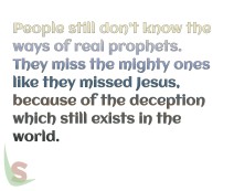 Real prophets