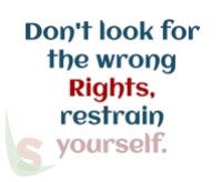 Wrong rights